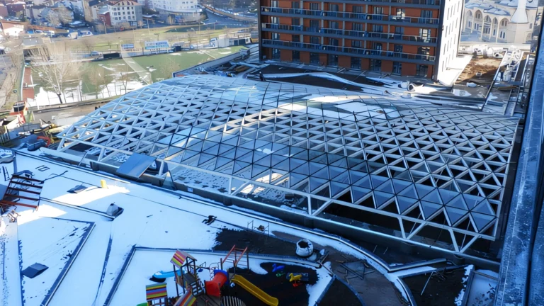 Istanbul Eyüp Park Shopping Mall Skylight and Ice Rink Roof System
